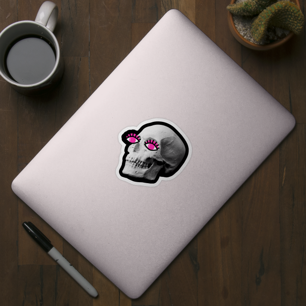 Pink Skull by Cryptocactos 